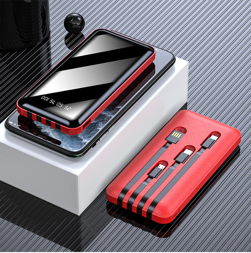 Large Capacity Mobile Power Red