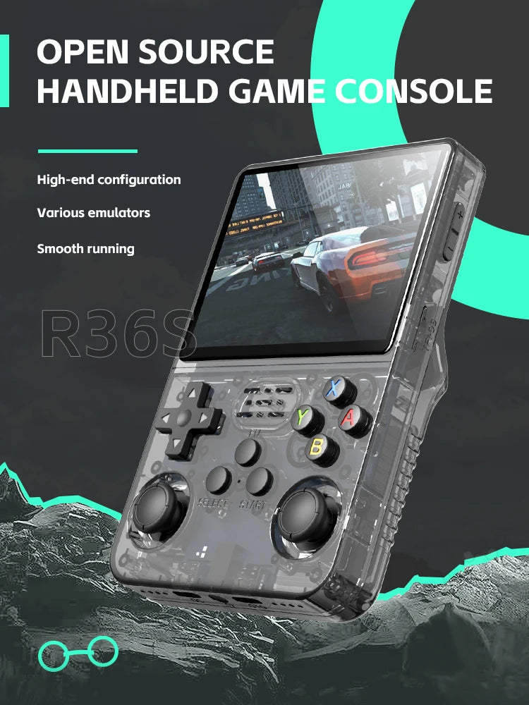 Retro Handheld Game Console - Linux, 3.5-Inch IPS Screen, Portable Video Player