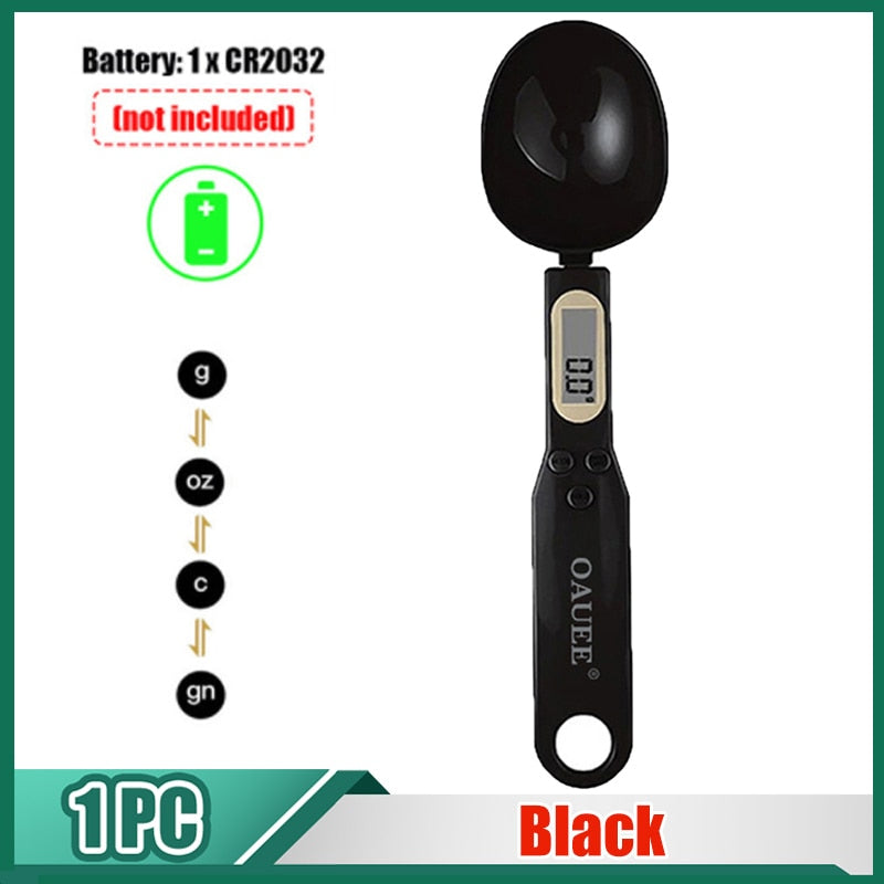 Digital Spoon Scale 500g / 0.1g Black