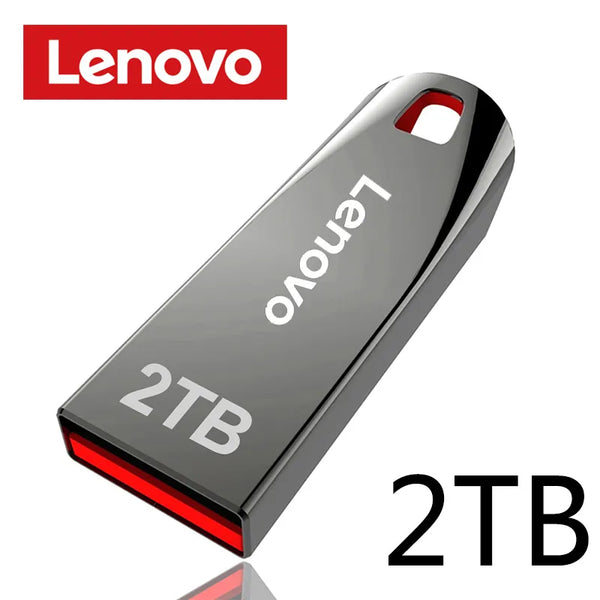 Lenovo 2TB Mini Metal USB Flash Drive - Sleek Business Gift