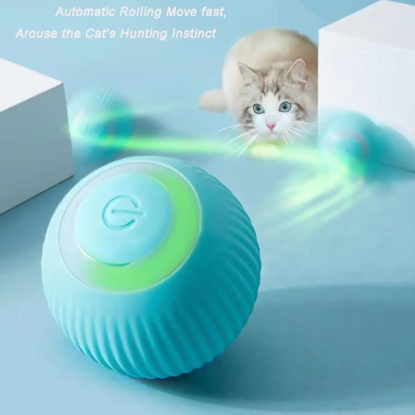 Electric Cat Ball - Smart & Playful Interactive Toy for Indoor Fun and Training