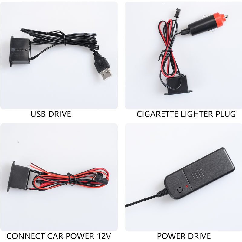 Car Interior LED Ambient Lighting USB Drive