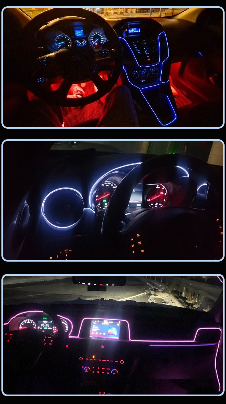 Car Interior LED Ambient Lighting Dashboard