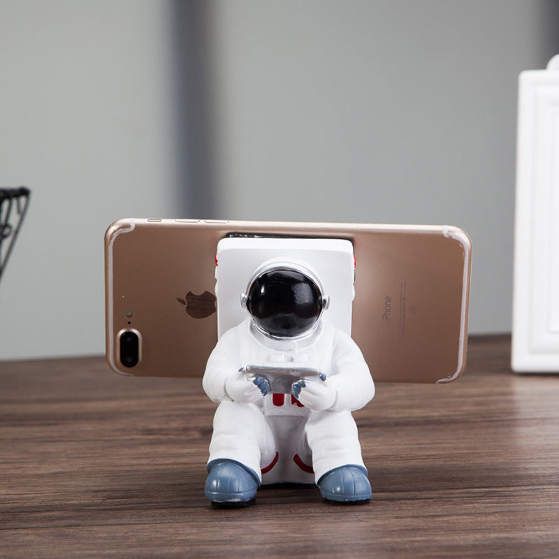 Cute Astronaut Phone Stand - Desktop Holder for Students, Creative Gift & Desk Decoration