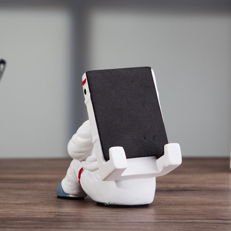 Cute Astronaut Phone Stand - Desktop Holder for Students, Creative Gift & Desk Decoration