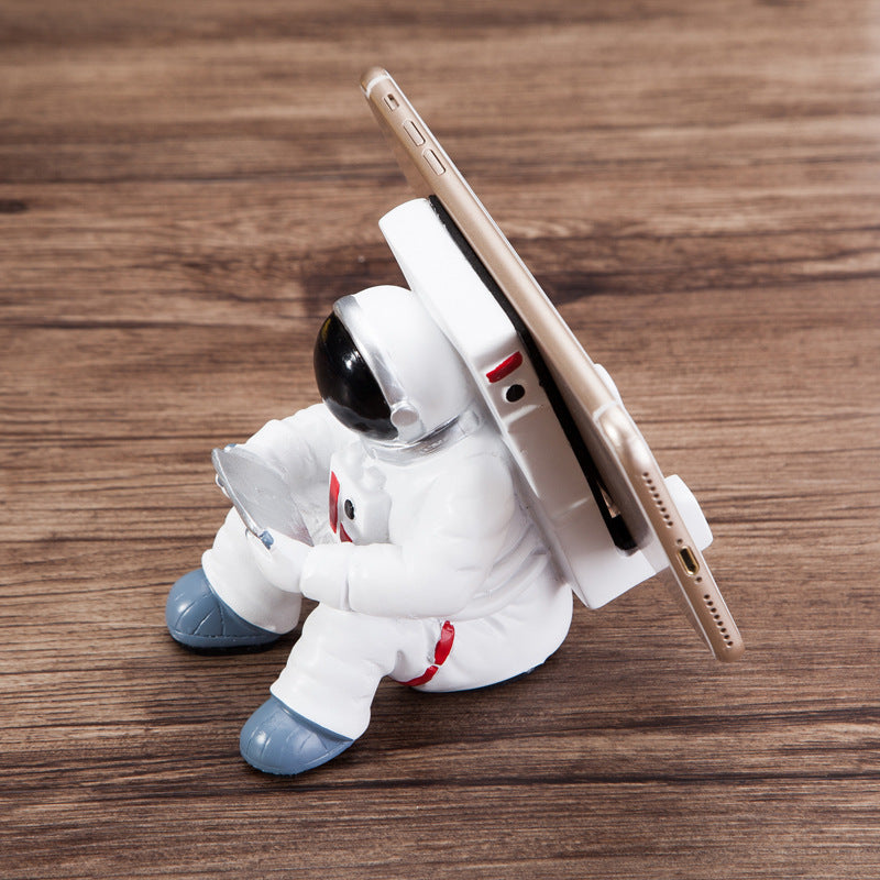 Cute Astronaut Phone Stand - Desktop Holder for Students, Creative Gift & Desk Decoration