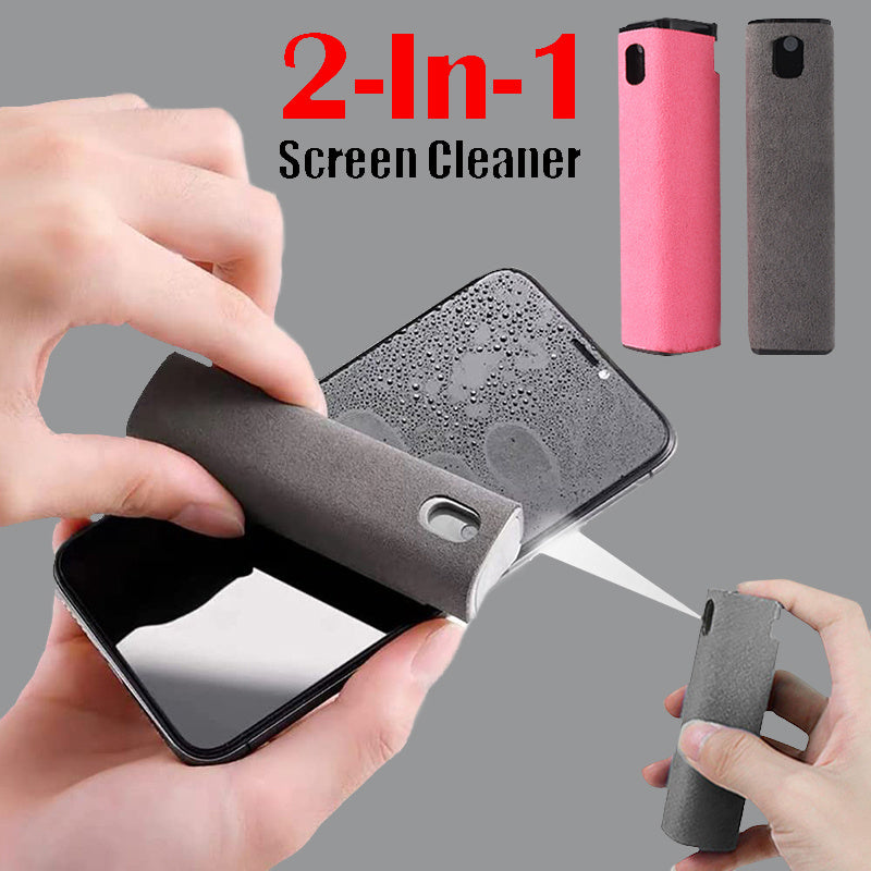 Portable Screen Cleaner Set - Mobile & Computer Screen Cleaner with Storage