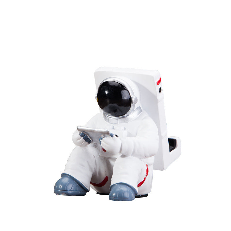 Cute Astronaut Phone Stand - Desktop Holder for Students, Creative Gift & Desk Decoration