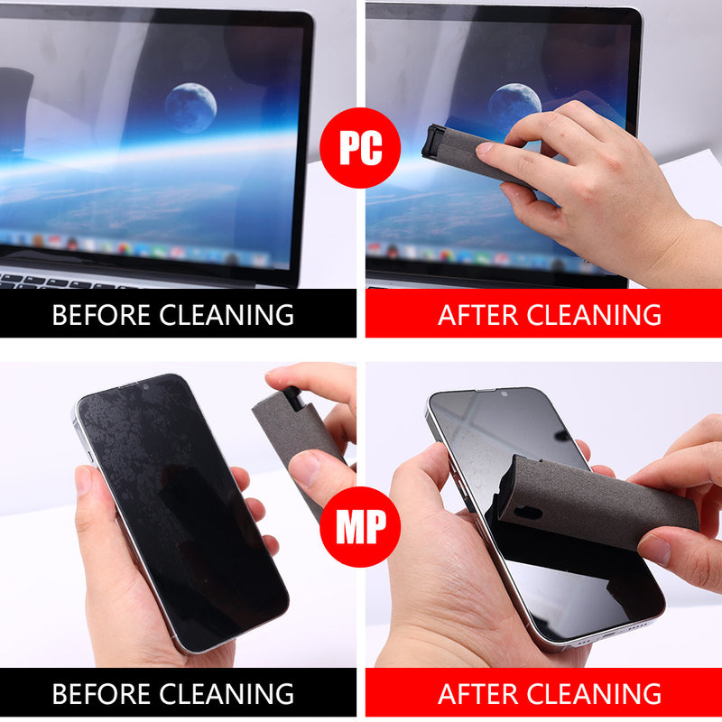 Portable Screen Cleaner Set - Mobile & Computer Screen Cleaner with Storage