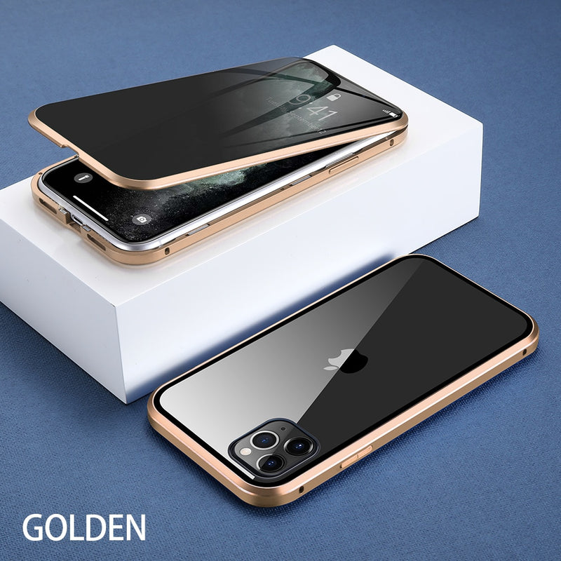 Premium Tempered Glass Magnetic Case