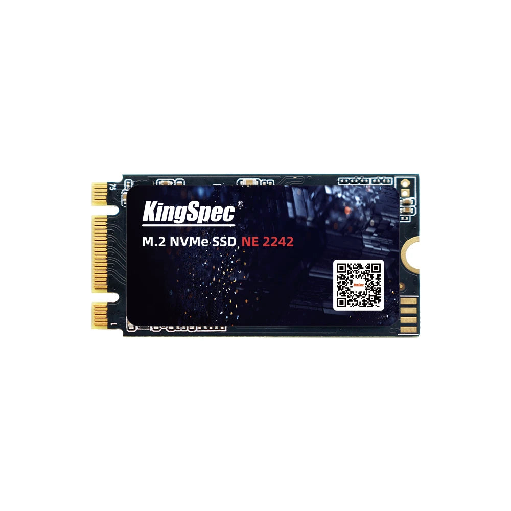 KingSpec M.2 2242 SSD - Boost System Speed and Storage, Cooling Fin, Lenovo Thinkpad Compatible