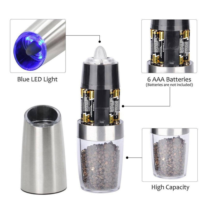 Rechargeable Electric Salt and Pepper Grinder