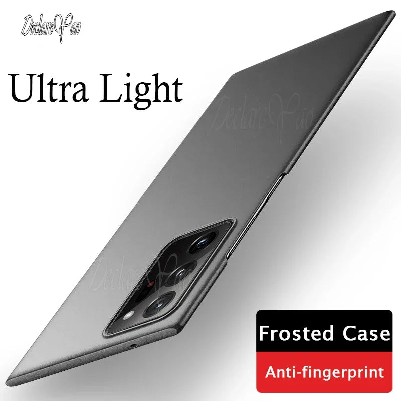 Slim Matte Coque Case for Samsung Galaxy Note 20+/Ultra - Frosted Hard Cover