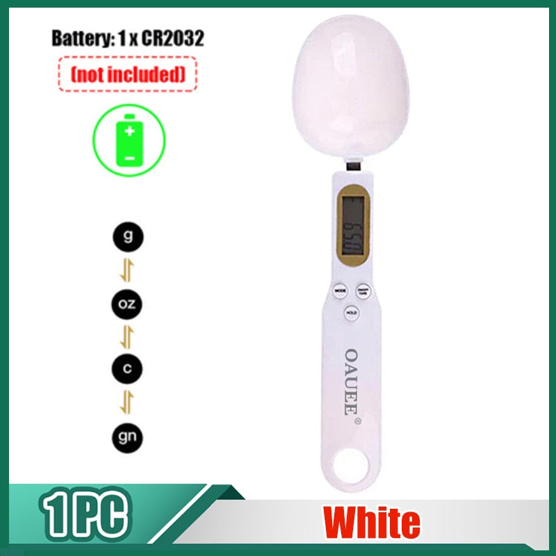 Digital Spoon Scale 500g / 0.1g White