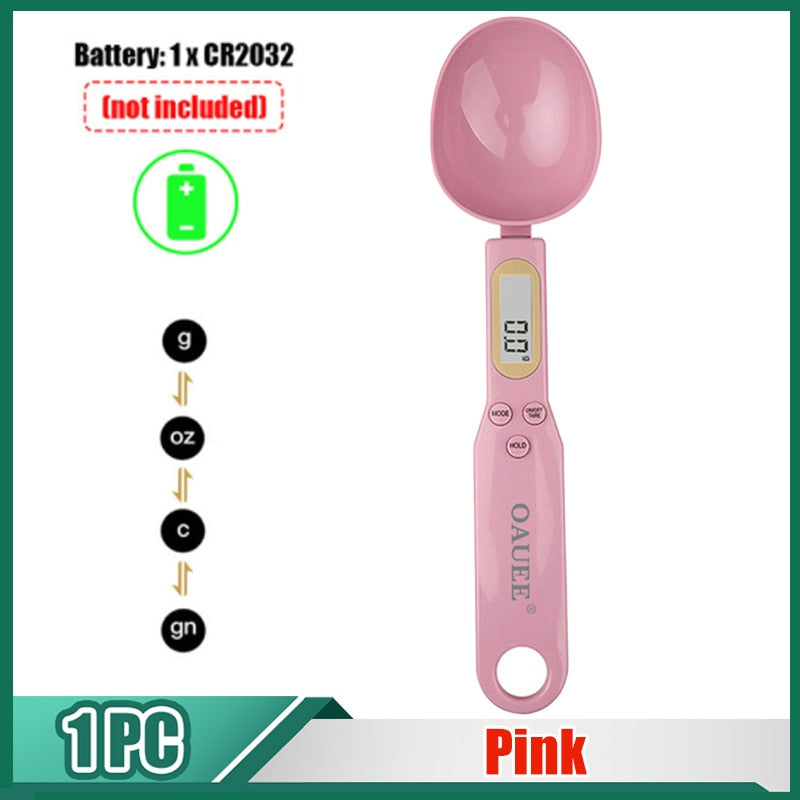 Digital Spoon Scale 500g / 0.1g Pink