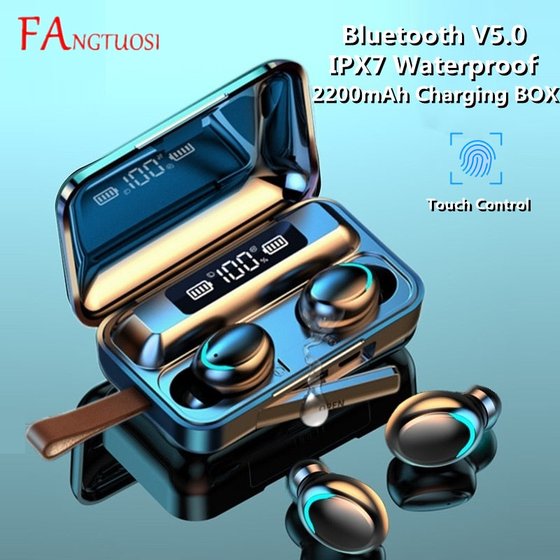 09 9D TWS Bluetooth 5.0 Earphones with Charging Box